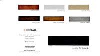 Revestimento Cimentício Gauss Rustic Fit Grafito 26x6