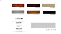 Revestimento Cimentício Gauss Rustic Fit Neve 26x6
