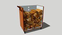 Eichenfrau form 290 Brennholzwagen Firewoodcart