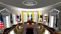45th President of The United States - Donald J. Trump's Oval Office