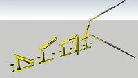 Small 12v service knuckle boom crane