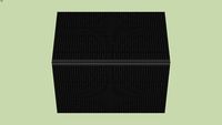 Techo trapezoidal con cabreada