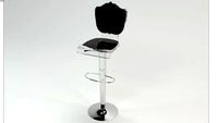 TABOURET BAROQUE NOIR PIED VERIN Acrila Furniture