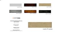 Revestimento Cimentício Gauss Rustic Fit Areia 26x6