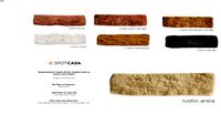 Revestimento Cimentício Gauss Rustic Areia 21x6,5