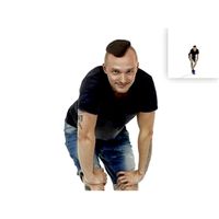 Casual Attire Man | CMan0318-HD2-O01P01-S Ready-Posed 3D Human Model (Man / Still)