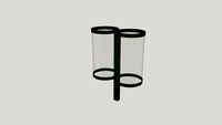 Lixeira Mesh Dupla by De Lazzari