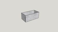 Floreira Cubo Duplo by De Lazzari