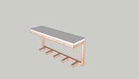 Perchero de pared nordico