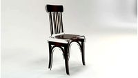 CHAISE BISTROT MARRON Acrila Furniture