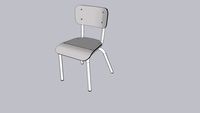 CHAISE LITTLE SUZIE GRIS PERLE - LITTLE SUZIE CHAIR LIGHT GREY - LES GAMBETTES