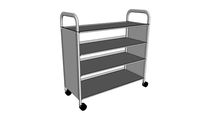 Callero flat shelf trolley