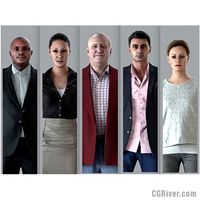 Urban Character Collection - 5 Rigged 3D Models (MeMsCS004M4)