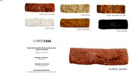 Revestimento Cimentício Gauss Rustic Puro 21x6,5