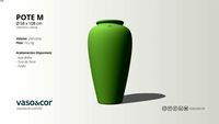 Vaso Pote M - Vaso e Cor