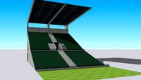 Tribuna para estadio
