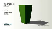 Vaso Ametista M - Vaso e Cor