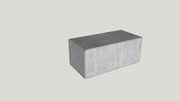 Banco Cubo Duplo by De Lazzari