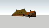 farm, house