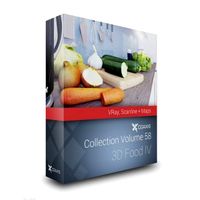 Volume 58 (VRay): 3D Food IV - CGAxis 3D Models