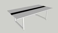 Conference Table Metal Legs 120*240