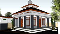 Babat - Desain Mushola Plaosan Babat.skp