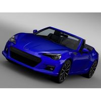 Subaru BRZ ZC6 Cabrio 2015 - 3D Car for Maya