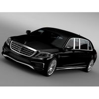 AMG Mercedes Maybach Pullman VV222 2015 - 3D Car for Maya