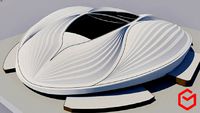 Al Janoub Stadium - Al Wakrah Qatar 3D model