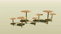 Pebble Coffee Table - Nada Debs - 7ft version