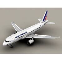 Airbus A320 Air France - 3D Airplane Model