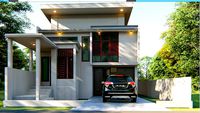 DESAIN RUMAH MODERN MINIMALIS 9X20
