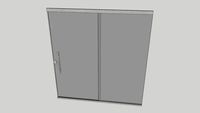 Puerta blindex 2x2