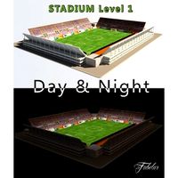 Stadium Level 1 Day &amp; Night - 3D Model