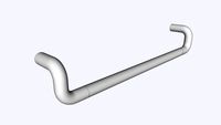 Verge Pull 7-9/16 Inch (192mm) Center to Center by Belwith Keeler