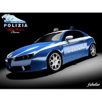 Alfa Brera Polizia - 3D Model