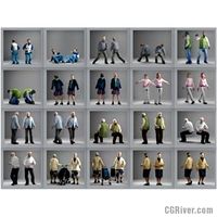 CASUAL PEOPLE- 10 STILL MODELS (MeCaS0007)