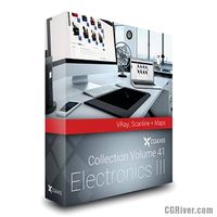 Volume 41 (VRay): Electronics III - CGAxis 3D Models