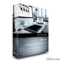 Volume 41 (All Formats): Electronics III - CGAxis 3D Models