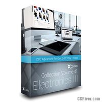 Volume 41 (Cinema 4D): Electronics III - CGAxis 3D Models