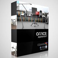 3D Model Volume 12 Office Appliance All Formats - CGAxis