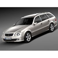 Mercedes-Benz E-Class W211 Estate 2002-2009 - 3D Model