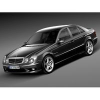 Mercedes-Benz E55 AMG W211 2002-2009 - 3D Model