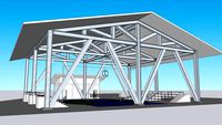 Steel Structure Amphitheater Sepak takraw