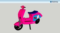 JoJo Siwa pedal scooter
