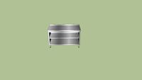 Worktop Cabinet open Undershelves / ASOE / Stainless Steel