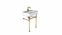 Pedestal Console Bathroom Sink