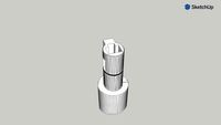 Audi A2 handbrake pushbutton