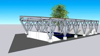 Steel structure Sport Stadium Amphitheater Sepak takraw 3