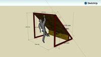 Small 45 woody climbing wall